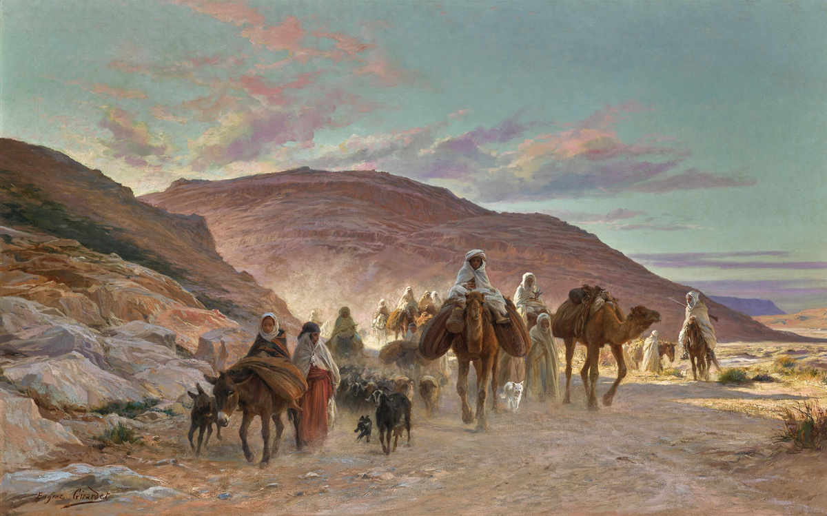 The tribe of Jurhum settling near Zamzam